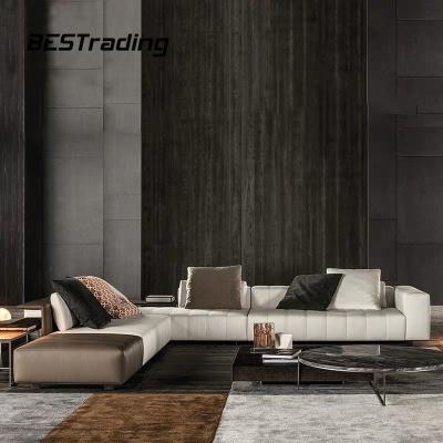 China Customizable Modern Lightweight Luxury L-shape Sofa Italy Sofa Living Room Couch Multiple Color Options Sofa Set for sale