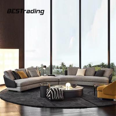 China L Shaped Sectional Sofa Living Room Sofa New Design Home Furniture Leather Or Fabric Stretch Sofa for sale