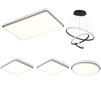 China White Light Up/Tricolor Modern Minimalist Ceiling Light for sale