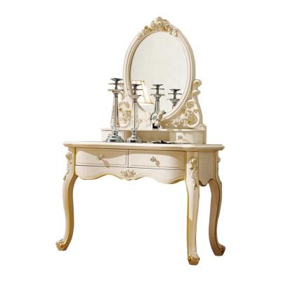 China Handmade American Modern Bedroom Vanity Table , Dresser With Mirror For Girl for sale