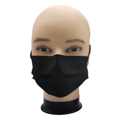 China HUAXIMAN Antibacterial Breathable Mask Medical Color Black Masks for sale