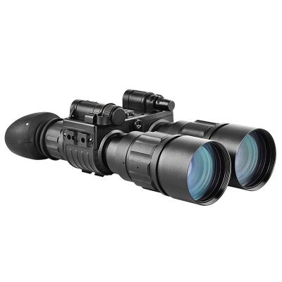 China High-performance tactical infrared night vision binoculars with two image intensifier tubes 235X77X125 mm for sale