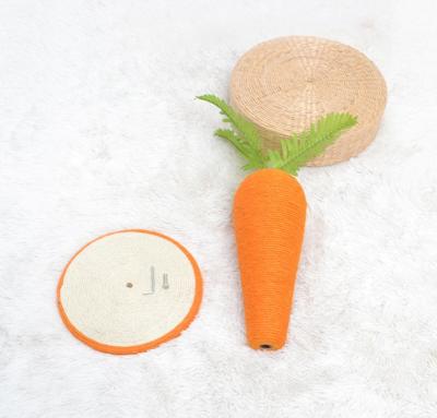 China HOT Selling Carrot Viable Cat Scratching Pet Toy 26X26X29cm Cat Playing Pet Cat Toy from CIA for sale