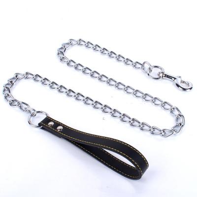 China Viable Wholesale Cheap Prices Pet Accessories Large Dog Pet Chain Leash Dog Leash for sale