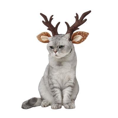 China Beatuiful Wholesale Pet Supplies Headband Antler Pet Accessories for sale