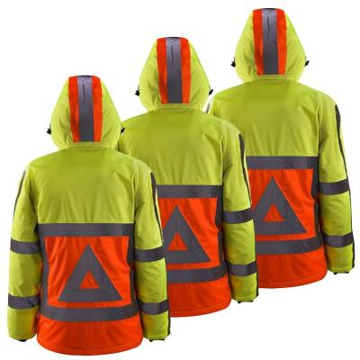 China Safety Reflective Jackets Vest Safety Reflective Jackets Water Proof 3m Safety Work For Winter for sale