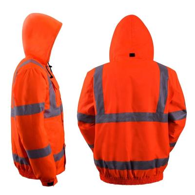 China Reflector Reflective Jacket Visibility Jacket Water Proof Safety Winter Workwear Reflective Jacket for sale