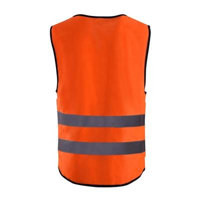 China Wholesale Customized Water Proof Logo Printed Safety Reflective Vest For Advertising for sale