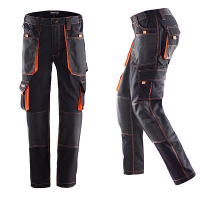 China 80% Polyester 20% Cotton Trousers Men's Working Clothes Men's Waterproof Work Pants With Knee Pads for sale