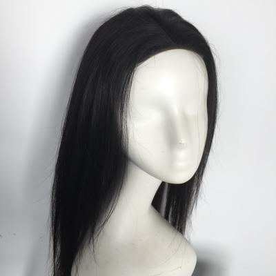 China Can be colored and changed Brazilian straight bundles 3pieces hairstyles design with 4*4 lace closure 100% hair already made lace wig hair wig in stock for sale