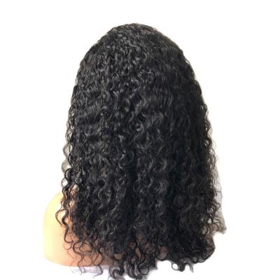 China Can Be Colored And Changed Water Cheap Brazilian Curly Lace Frontal Wig 180% Density Factory Price Remy Hair Design for sale