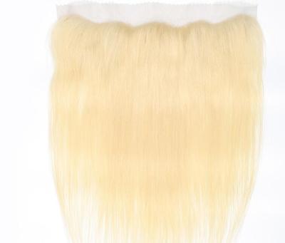 China Wholesale Unprocessed Virgin Human Hair Straight Blonde 613 Wave Brazilian Straight Ear To Ear Lace Headband for sale