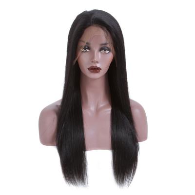 China Brazilian Silky Straight Wave Lace Front Wigs Natural Color Hair Wig For Black Women for sale