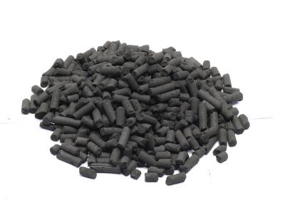 China Pellets de carbón activado de grado industrial Tratamiento de gases de desecho peligrosos en venta