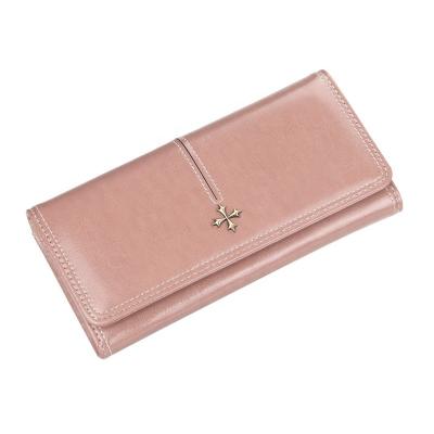 China Wholesale Fashion Waterproof PU Wallet Phone Case Minimalist High Quality Leather Money Card Holder Purse For Women for sale