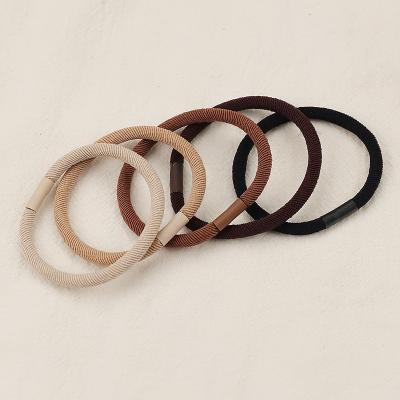 China Fashion Charm Creative Cute Korean Colorful Elasticity Hair Ties Bands Rope For Women Girls Children for sale