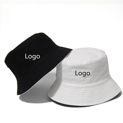 China Fashion\Logo Outdoor Summer Plain Custom Cotton Comfortable\durable Style Reverse Sun Bucket Hat For Man Women Beach Vacation Getaway Headwear for sale