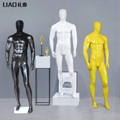 China Other High-Grade White Black White Model Prop Head Muscles Male Modeling Strong Men and Full Body Display Mannequin for sale