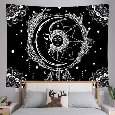 China CLASSIC Customized Woven Tapestry Dormitory Renovation Tassel Hanging Wall Hanging Nordic Bedroom Layout Fabric Style Homestay Decoration for sale