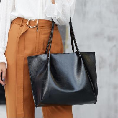 China Luxury Leisure Fashion Design Women Bags Trim PU Leather Tote Ladies Bags Women Leather Handbags Latest Brand Quality Big Fashion for sale