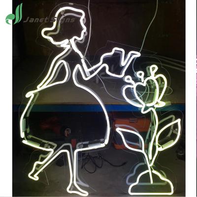 China Glass and Metal Tube Frame Neon Lamp Beer Bar Bar Lounge Home Game Lights Windows Garage Wall Signs for sale