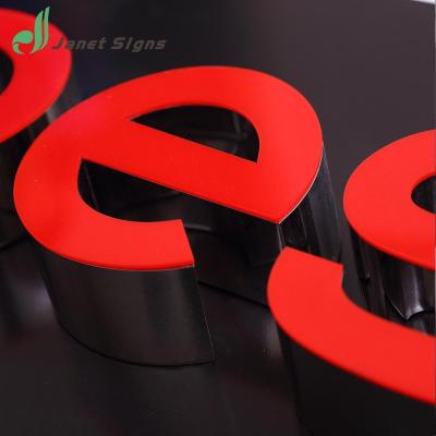 China Hot sale wholesale trimless channel letter customized outdoor decoration for sale