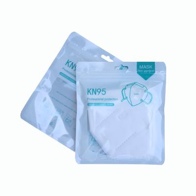 China Factory Customized Moisture Proof kn95 Independent Packing Bag Non-Medical Translucent Ziplock Bag 1-5 Pack for sale