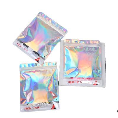 China Custom Compound Ziplock Wholesale Jewelry Bag Laser Plastic Ziplock Bag Waterproof Moistureproof Manufacturer Ziplock Bag for sale