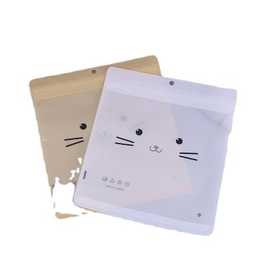 China Factory Direct Selling Recyclable Cute Exquisite Cute Bottomwear Kitten Plastic Self Sealing Bag Children's Clothing Can Be Customized for sale