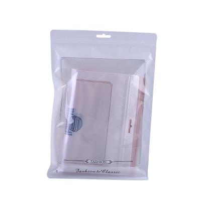 China Factory direct sales of high-grade hot new men's clothing vertical plastic self-sealing packaging bag recyclable for sale