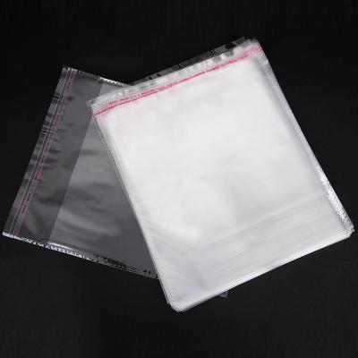 China Factory direct self-adhesive transparent moisture proof plastic packaging bag accessories and Opp direct custom sealing plastic bags clothing for sale