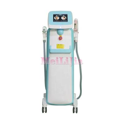 China Skin Tightening 2021 Newest 3 in 1 Multifunctional OPT SHR RF IPL ND YAG Laser Beauty Machine OEM ODM ODM Tattoo Removal Hair Removal Machine for sale