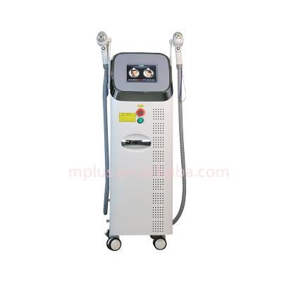 China Free Shipping Cheap Dye Removal Diode Laser Hair Removal Machine 3 Wave 755 1064 808 Two Handle Different Spot Size Epilator Laser System for sale