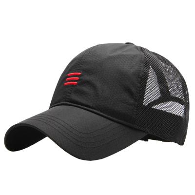 China COMMON Baseball Cap Summer Riding Outdoor Sports Mesh Adjustable Mesh Trucker Hat Running Dad Sun Hat for sale