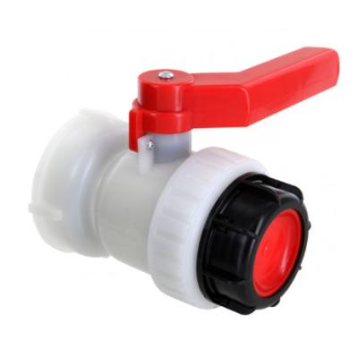 China General Chinese Factory 75mm Plastic Ball Valve For Shutz IBC Tank IBC Container for sale