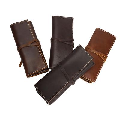 China Schools & YD-1022 office promotion pen bags pencil case gift genuine leather pencil case, pen case leather for sale