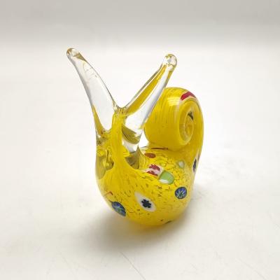 China Snail glass figurines from Europe/North America/Aus/new gifts art sculpture unique glass animal murano for sale