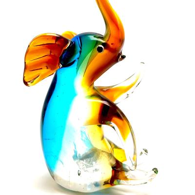 China European/North American/Aus/new handmade murano glass elephant abstract ornament for sale