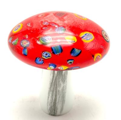 China Europe/North America/Aus/New Fancy Murano Art Glass Red Mushroom for sale