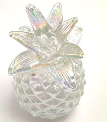 China Europe/North America/Aus/glass crafts hand made new pineapple glass fruit for sale