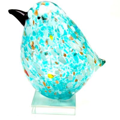 China Europe/North America/Aus/glass animal new big beautiful colorful handmade murano glass birds for sale