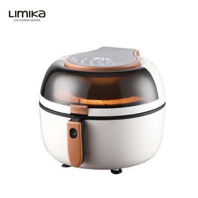 China Household 2022 PTFE Round Newest Digital Control Digital Hot Air Fryer As Seen On TV for sale