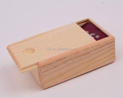 China Europe Natural Color Wooden Tea Box With Drawing Lid for sale