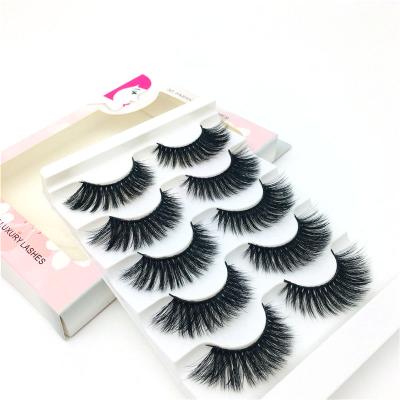 China 2021 custom natural long newcomer wholesale natural 3d eyelashes for sale