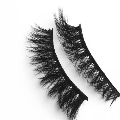 China OutTop Long Natural Women False Eyelashes 10 Pairs Long Party False Eyelashes Thick Cross Black Eyelashes False Eyelashes for sale