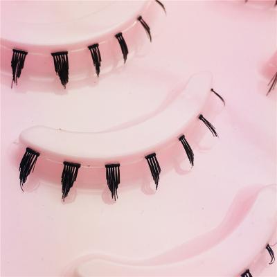 China Long 5 Pair Natural Makeup Handmade Natural Under Lashes False Eyelashes Lower Eye Lashes for sale