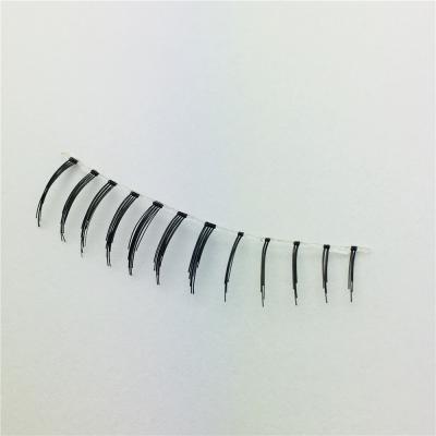 China Natural Long 5 Pairs Black Natural Lower False Eyelashes Under Lower Faux Eye Lashes Makeup for sale