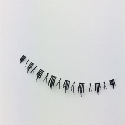 China False Cross Eye Long Natural White Lower Lashes Eyelashes Makeup for sale