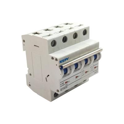 China High Efficiency Dc/ac Circuit Breaker 250-1200v/250v-415v 4P Miniature Circuit Breaker 6ka for sale