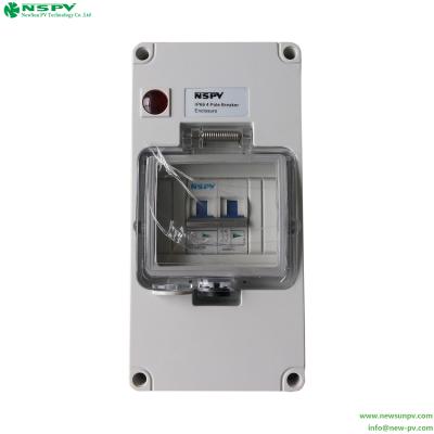 China Outdoor Protection 4 Pole IP66 MCB Enclosure Circuit Breaker Box For Solar System Protection for sale